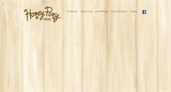 Desktop Screenshot of honeyponybooks.com